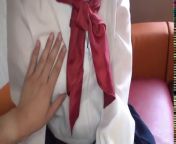 Заставил молодую японку побрить пизду а потом её трахнул